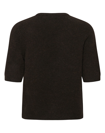 Gestuz - GZAlpha Strik T-Shirt - Ganache Melange